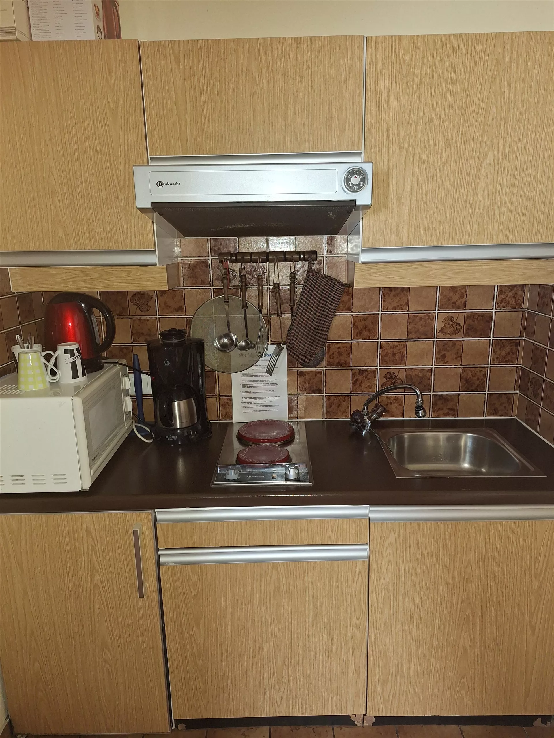 Küchenzeile Appartement Bergblick